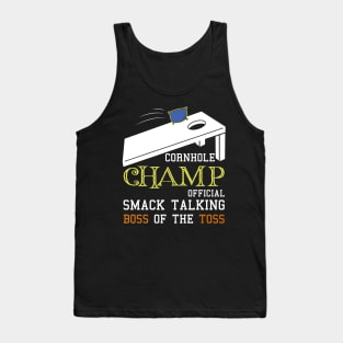 Cornhole Champion - Corn Hole Toss Boss Funny Winner Tank Top